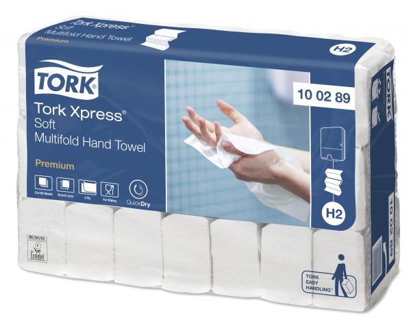 Tork Xpress® Soft Multifold Hand Towel, white - Image 2